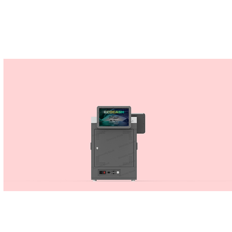 Hot Sale Bill Acceptor Motorized Magnetic Card Reader Cash Deposit and Withdraw Kiosk Terminal Display Cabinet