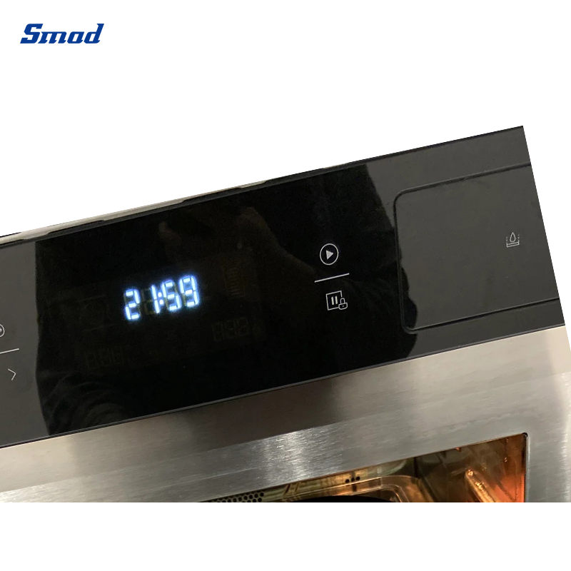 36L Built in Pizza Cake Microwave Oven Safe Convection Oven with Steam Grill