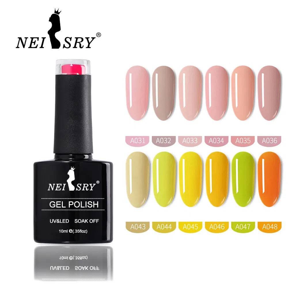 Neissry Color Gel Hema Free Pearl Gel Polish UV/LED Color Gel Polish for Free Design & Variety of Bottle Choice