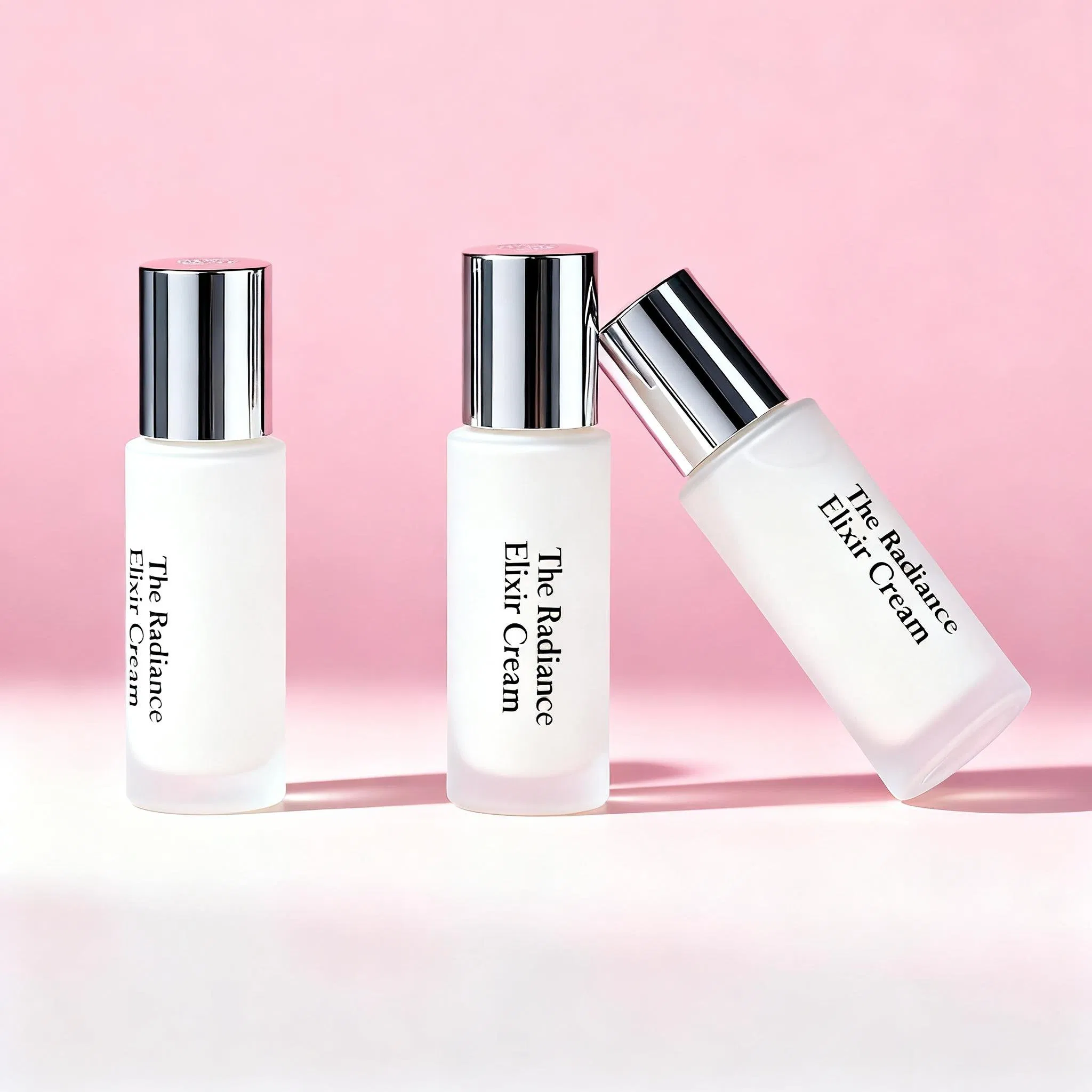 Luxury Glass Skin Illuminating and Protective Makeup with Lotus Water for Romantic Date Preparation