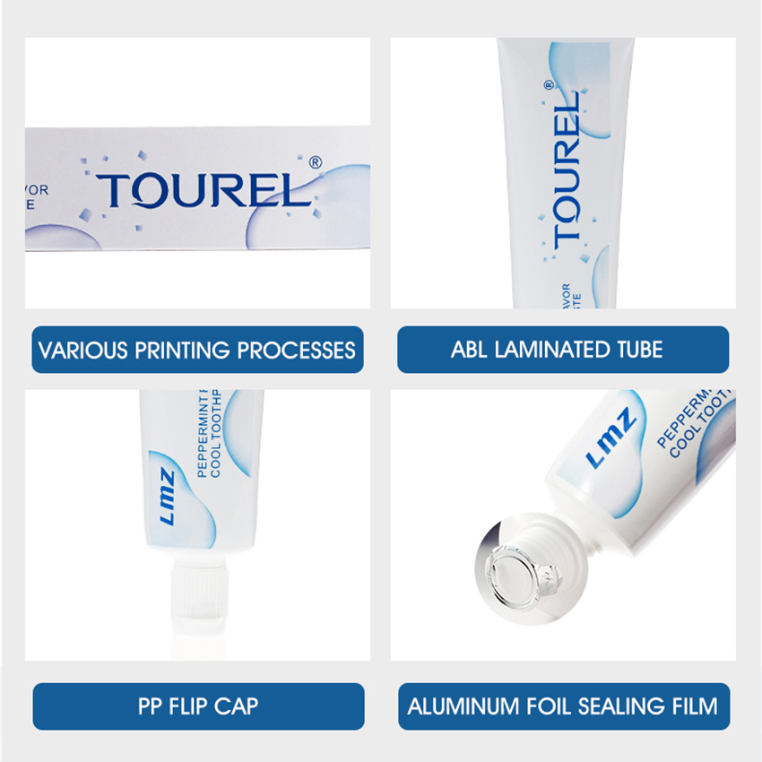 Free Samples Custom Oral Care Whitening Teeth Fresh Breath Fluoride Free Peppermint Toothpaste with Logo