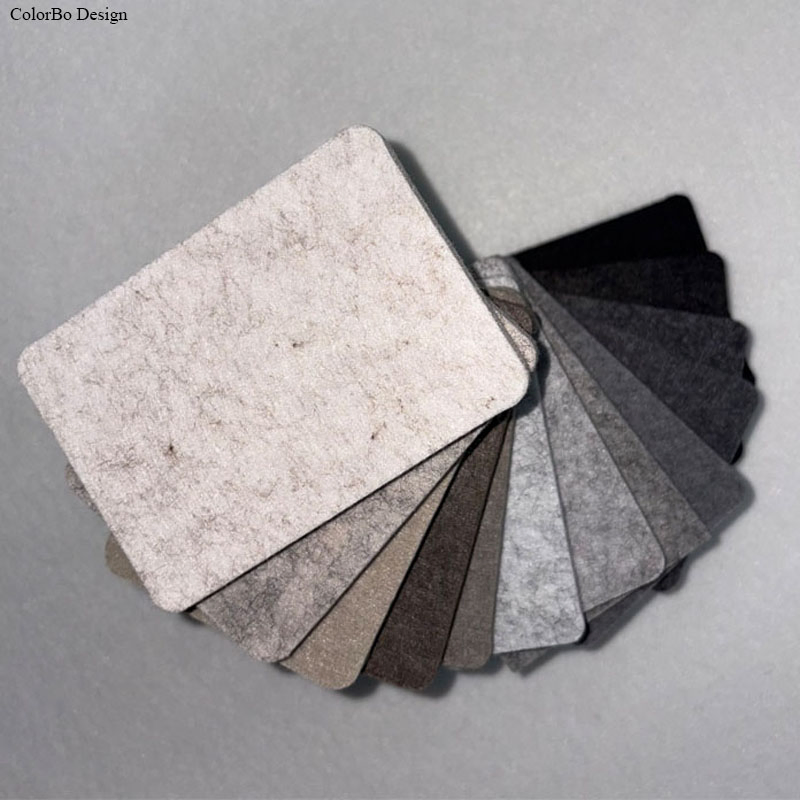 CBB37 African Grey Decorative Resilient Sound Isolation Clip Material 12MM Acoustic Panel