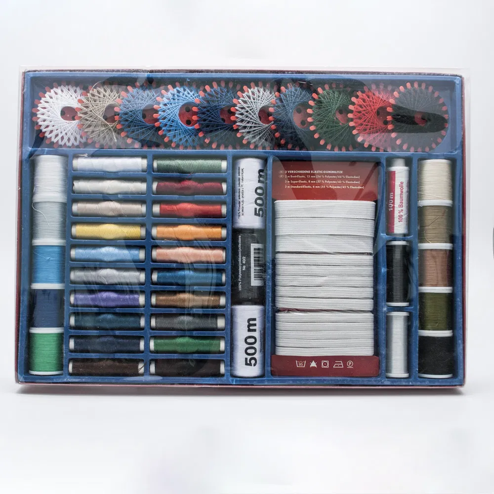 Europe Hot Sell Sewing Kit in Plastic Box