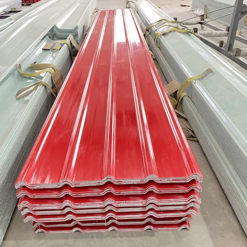 1.5mm 2mm 2.5mm 3mm Wavy Corrugated Opaque Clear Transparent Translucent Fiber Glass Fibreglass Reinforced Plastic FRP GRP FRP Fiberglass Roofing Sheet for Roof