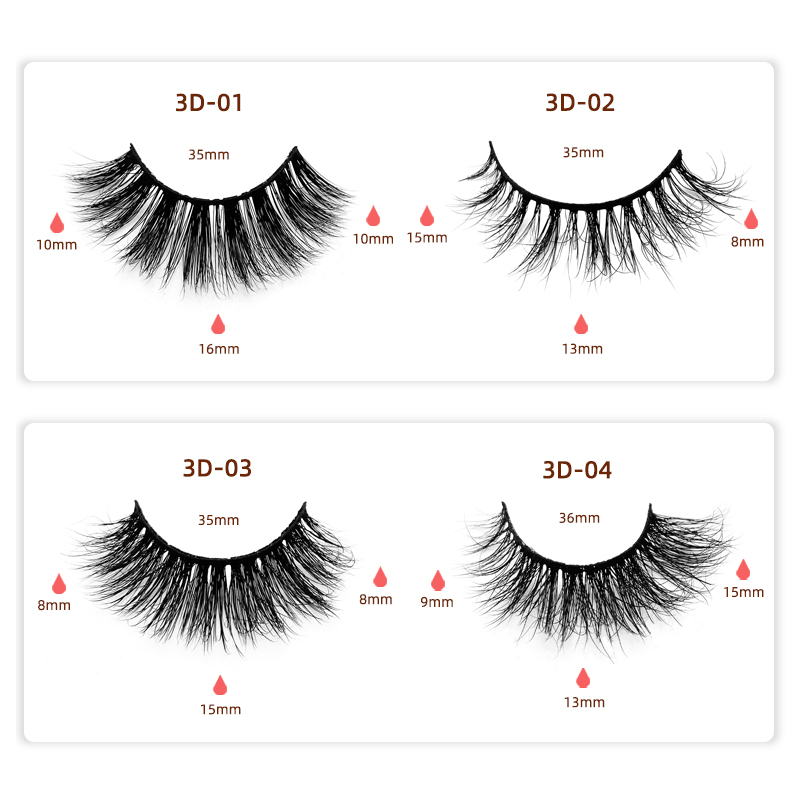Factory Price Magnetic Mink Eyelashes 3D Eyeliner Magnetic Eyelashes