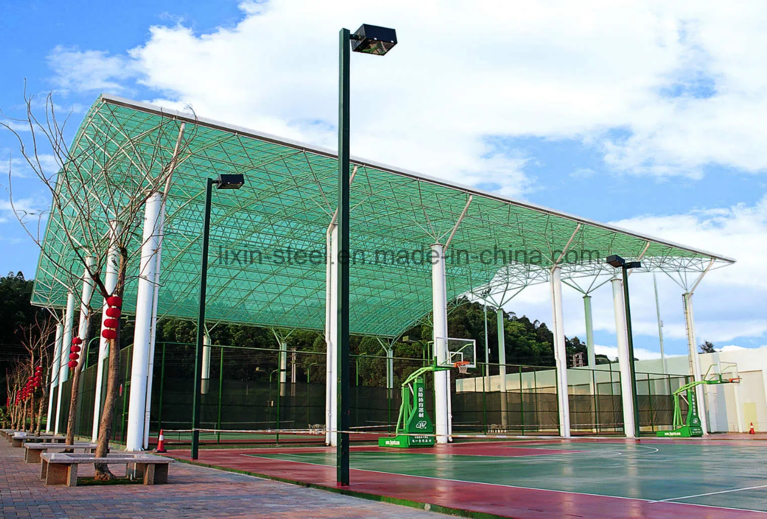 Light Weight Building Material of Steel Roof Truss for Badminton Court