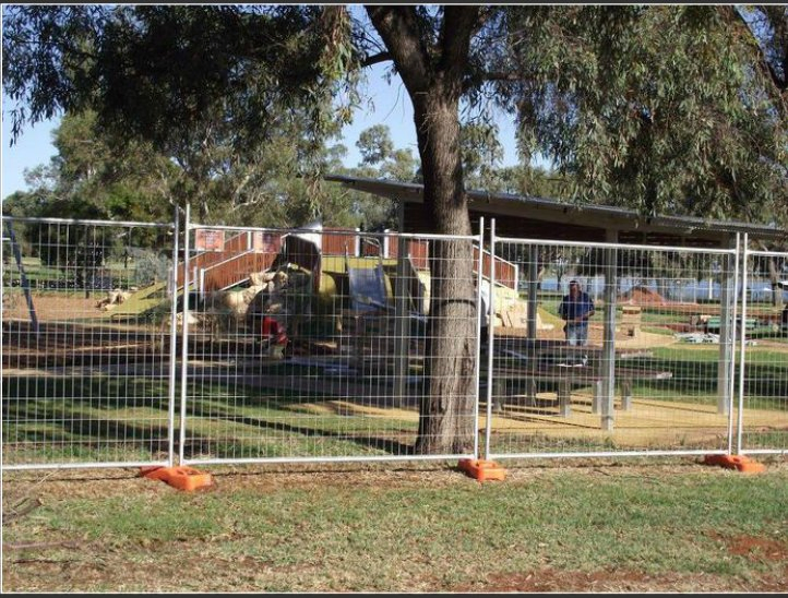 Easily Assembled Waterproof Customized Eco-Friendly Australia Temporary Fence Temp Fence Panels