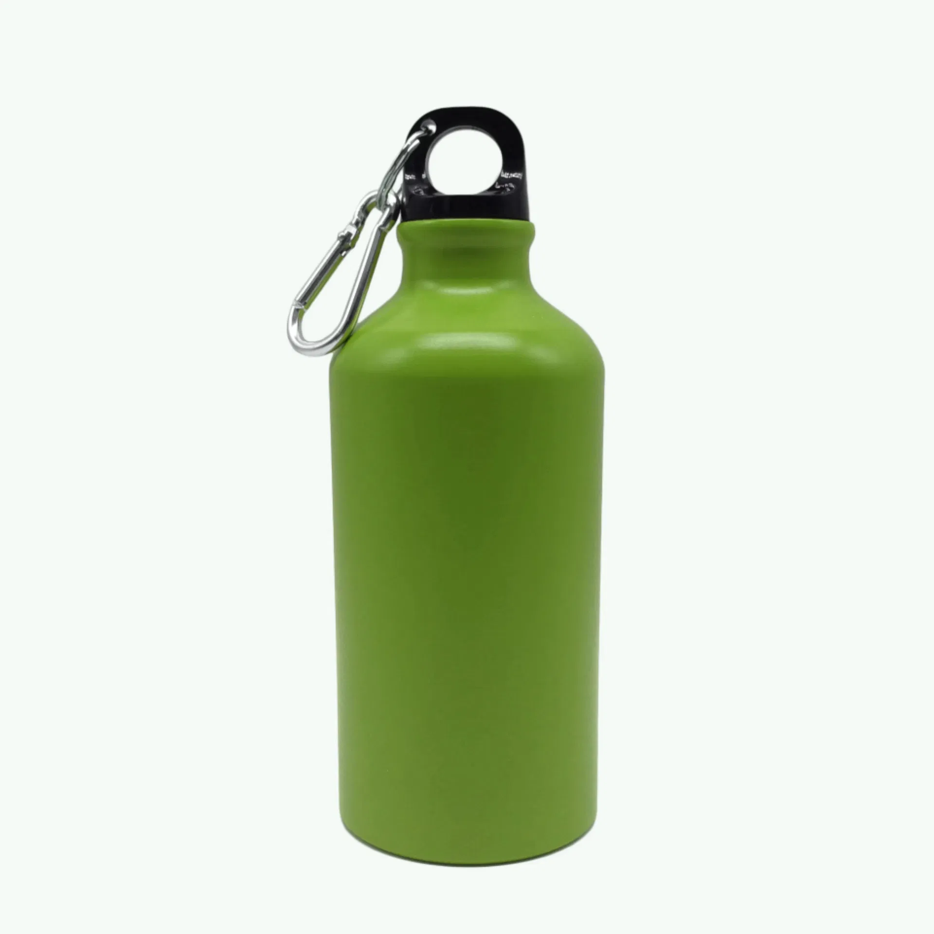 Multicolor 500ml Aluminum Water Bottle Sports Bottle with Carabiner Clip