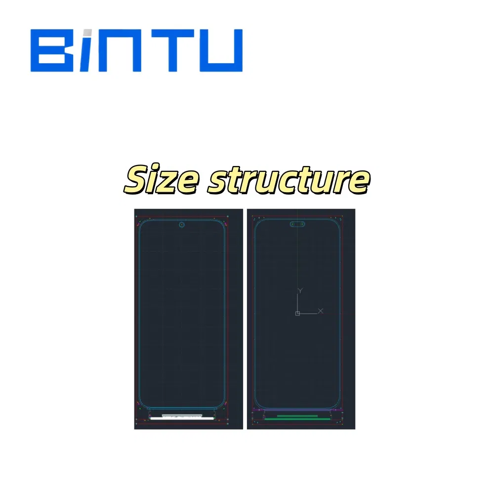 Гибкий OLED-дисплей 6.7 дюймов Bintu для промышленного применения