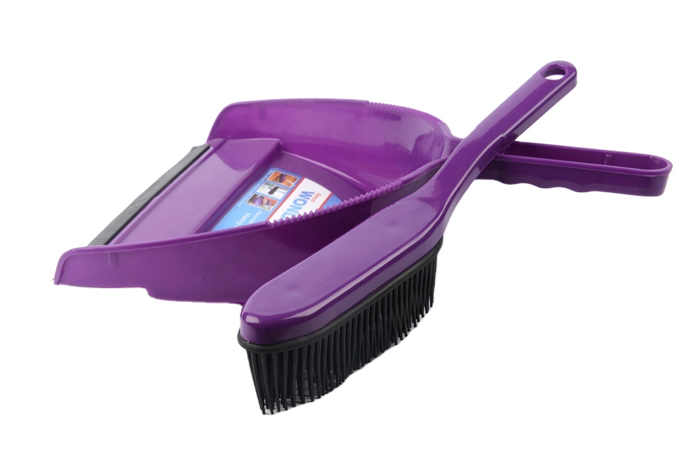 Hair Removal Products Household Cleaning Multipurpose Brush/Scrubber and Dustpan Set