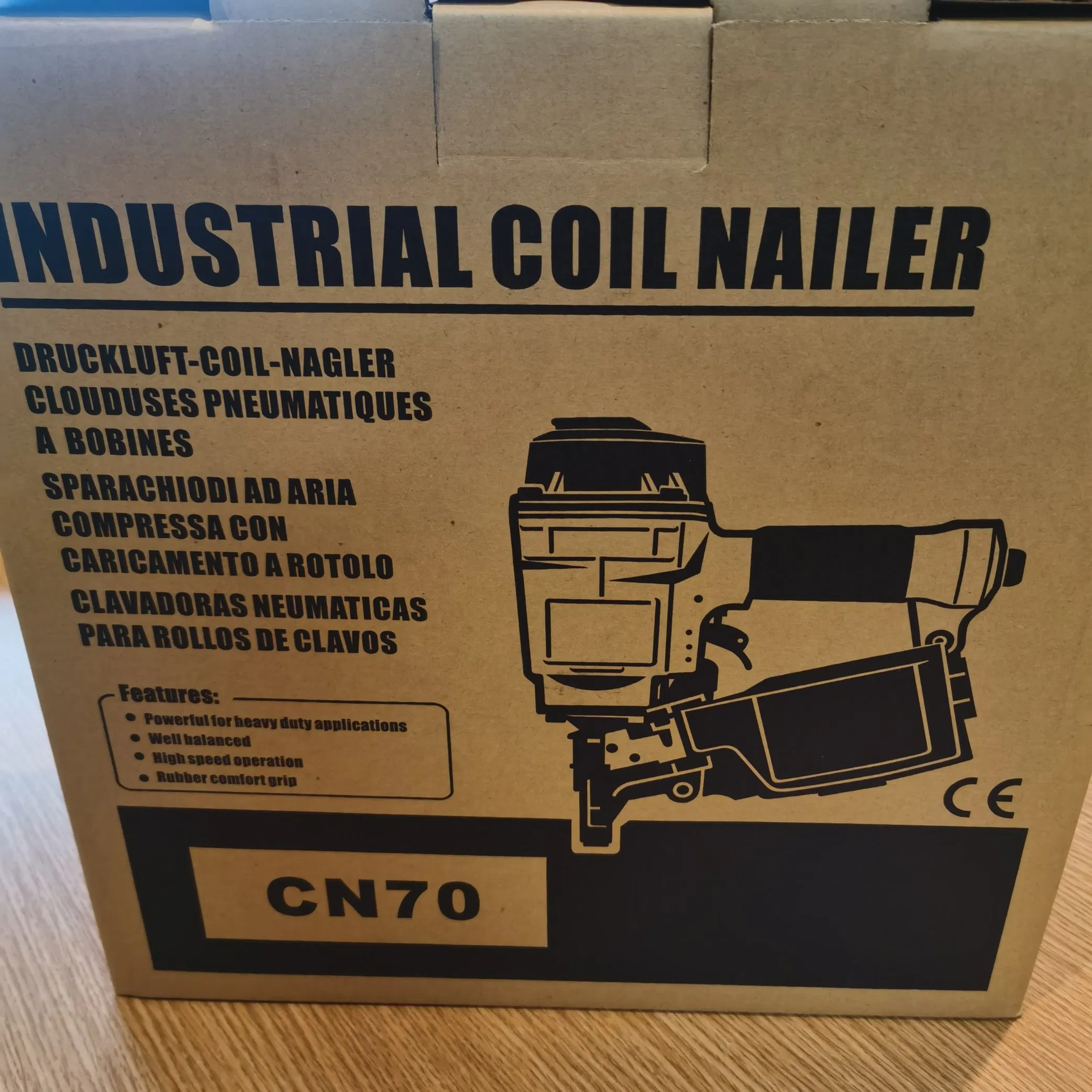 Пневматический гвоздезабивной пистолет CN70 для каркасных работ