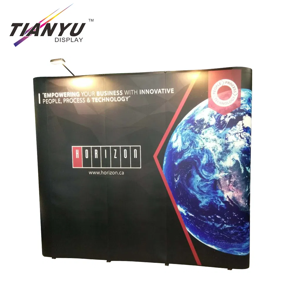 Portable 10X10 Exhibition Booth with Customizable Display Features