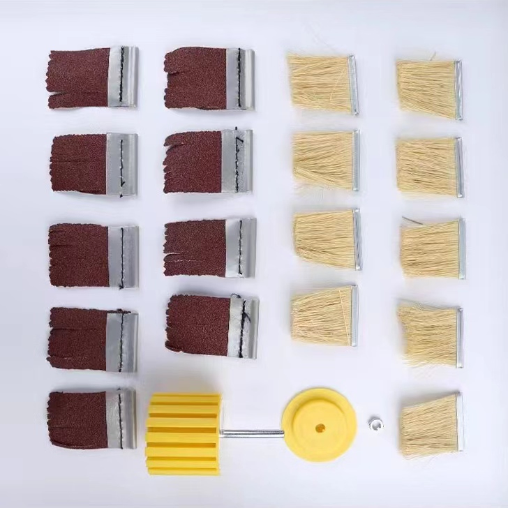 Hot Selling Items Handheld Pneumatic Drill Universal Polishing Sanding Accessories Brush