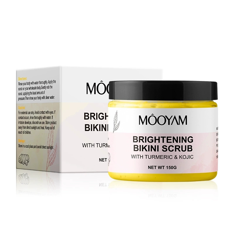 Kojic Acid & Turmeric Body Scrub Exfoliating Bikini Part Brightening White Cleanser