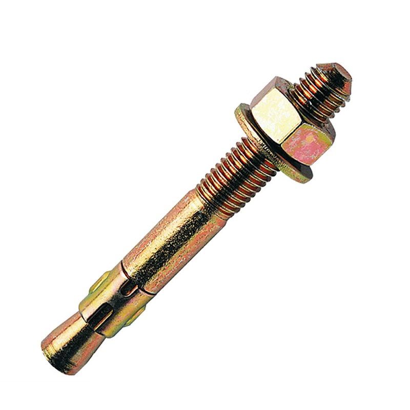 Free Sample Expansion Screw Through Bolt and Nuts Hex Concrete Wall Hardware Wedge Anchors Bolt