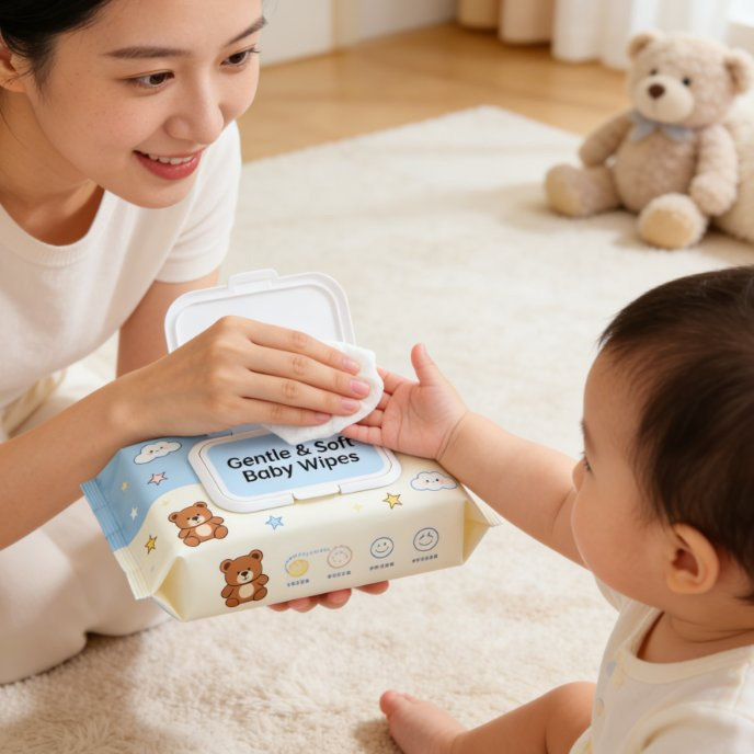 Travel Portable Mini Baby Wipes Convenient Safe for Baby Hands and Face