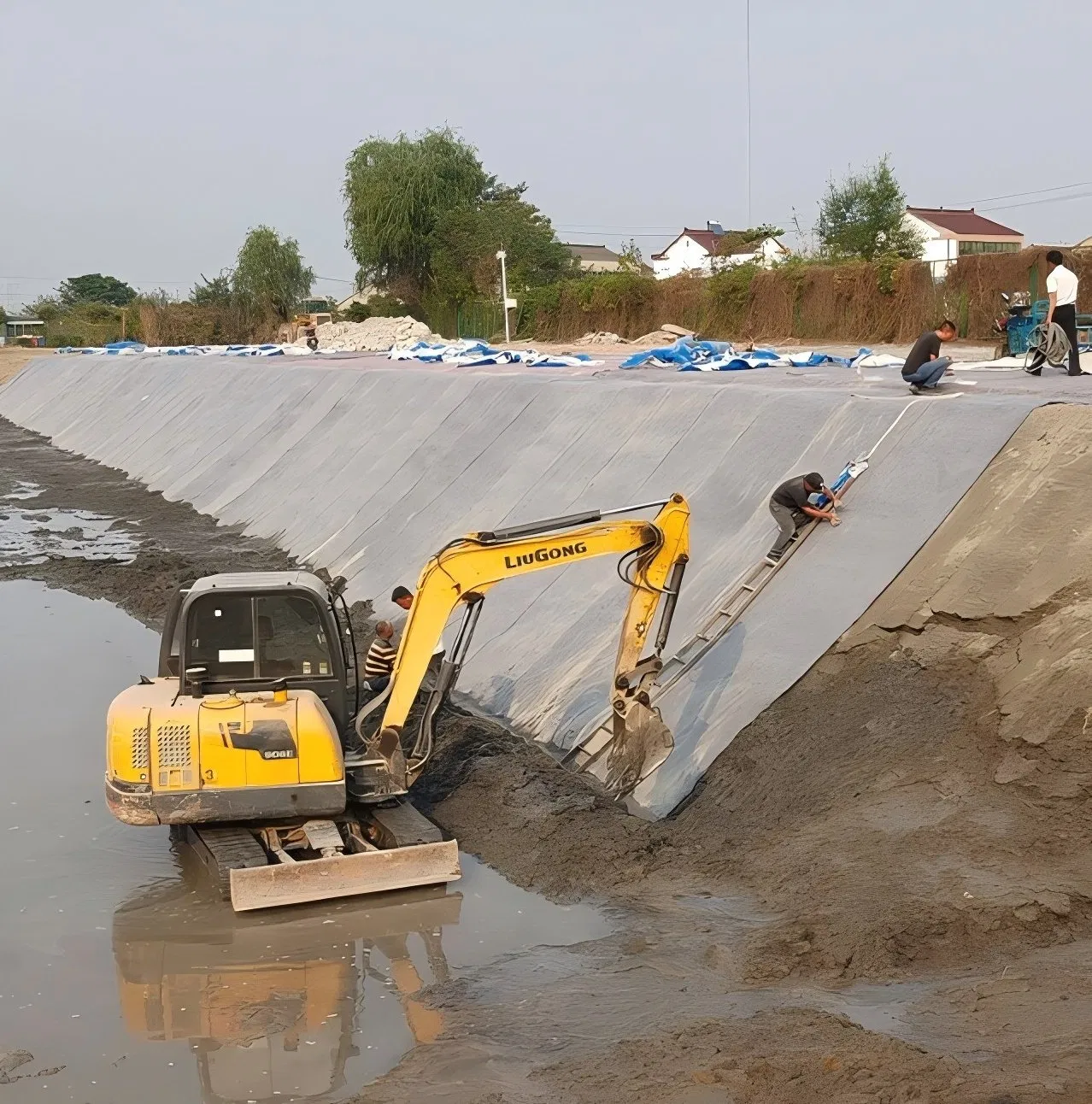 Concrete Dhell, IBC Gitter, Concrete Shell, Concrete Wrap Waterproof Slope Protection Concrete Composite Geotextile Fabric