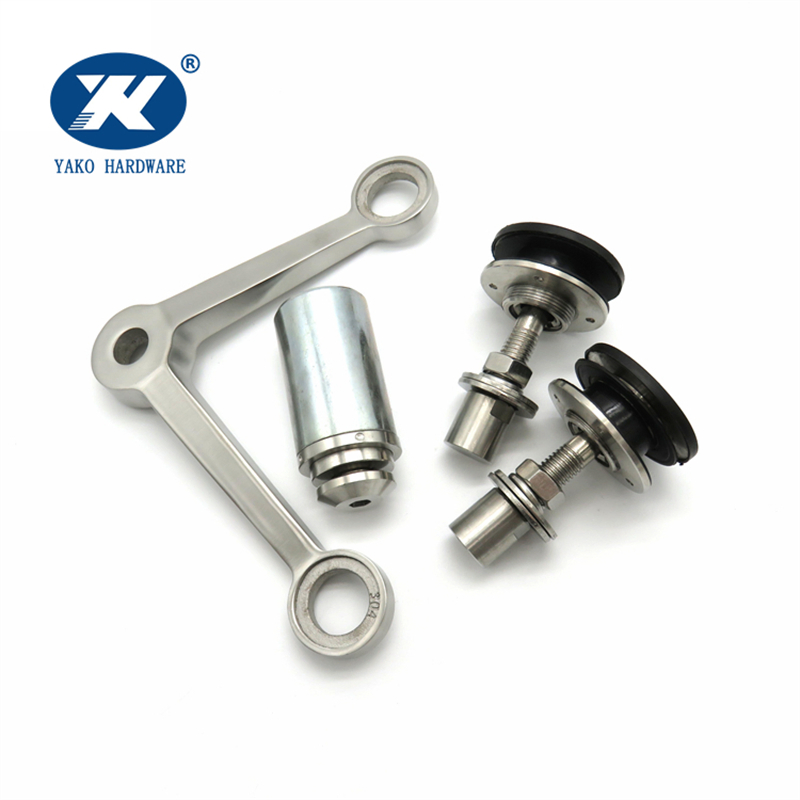 2 Legs Arms 304 Stainless Steel Glass Curtain Wall Fittings Accessories Spiders