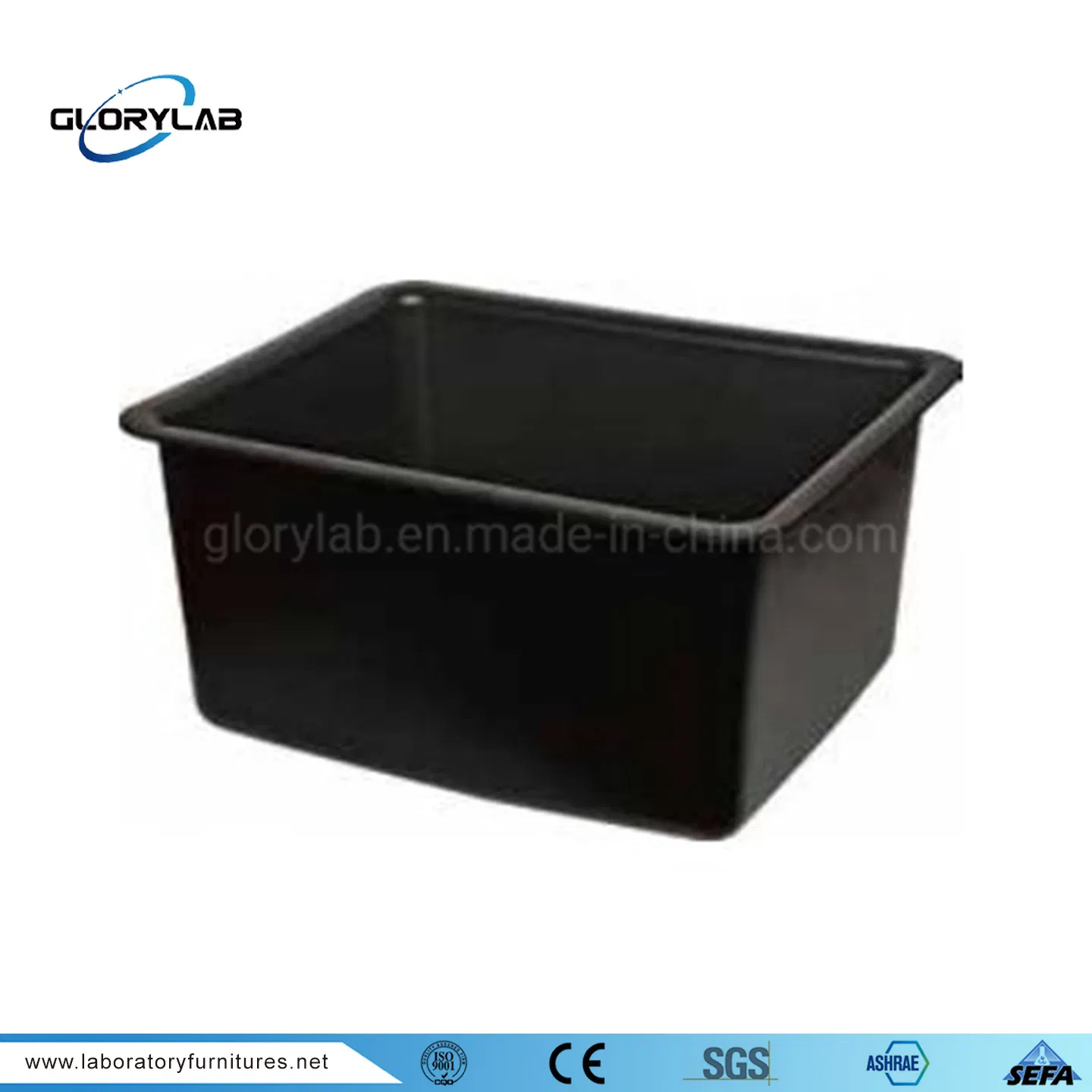 Laboratory PP Polypropylene Sink Middle Size Chemical Lab Fitting (JH-PS002)