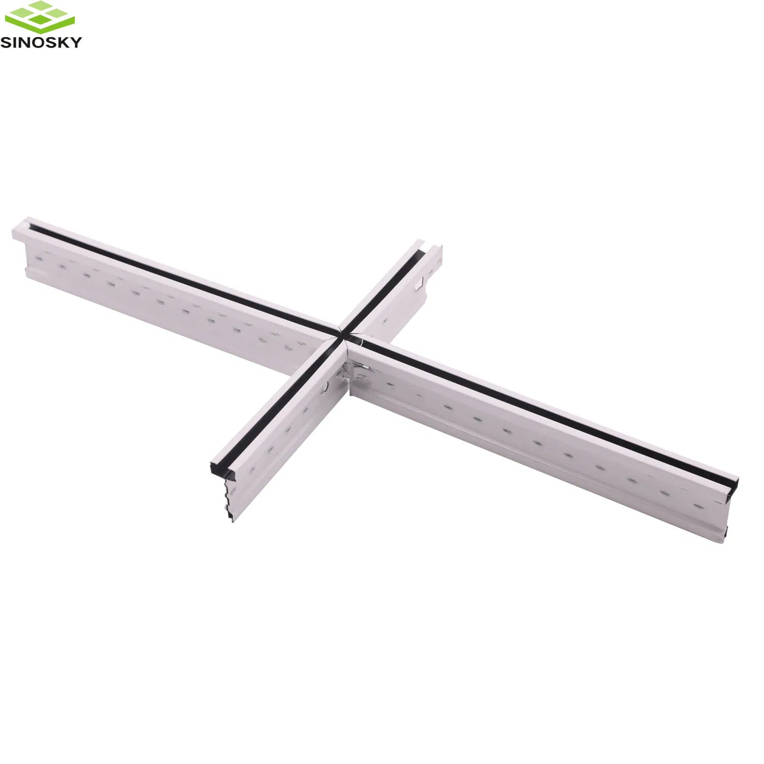 High Stability Interior Suspension Ceiling Tee Grid Metal Frame with Suspended Galvanized Ceiling T Grid