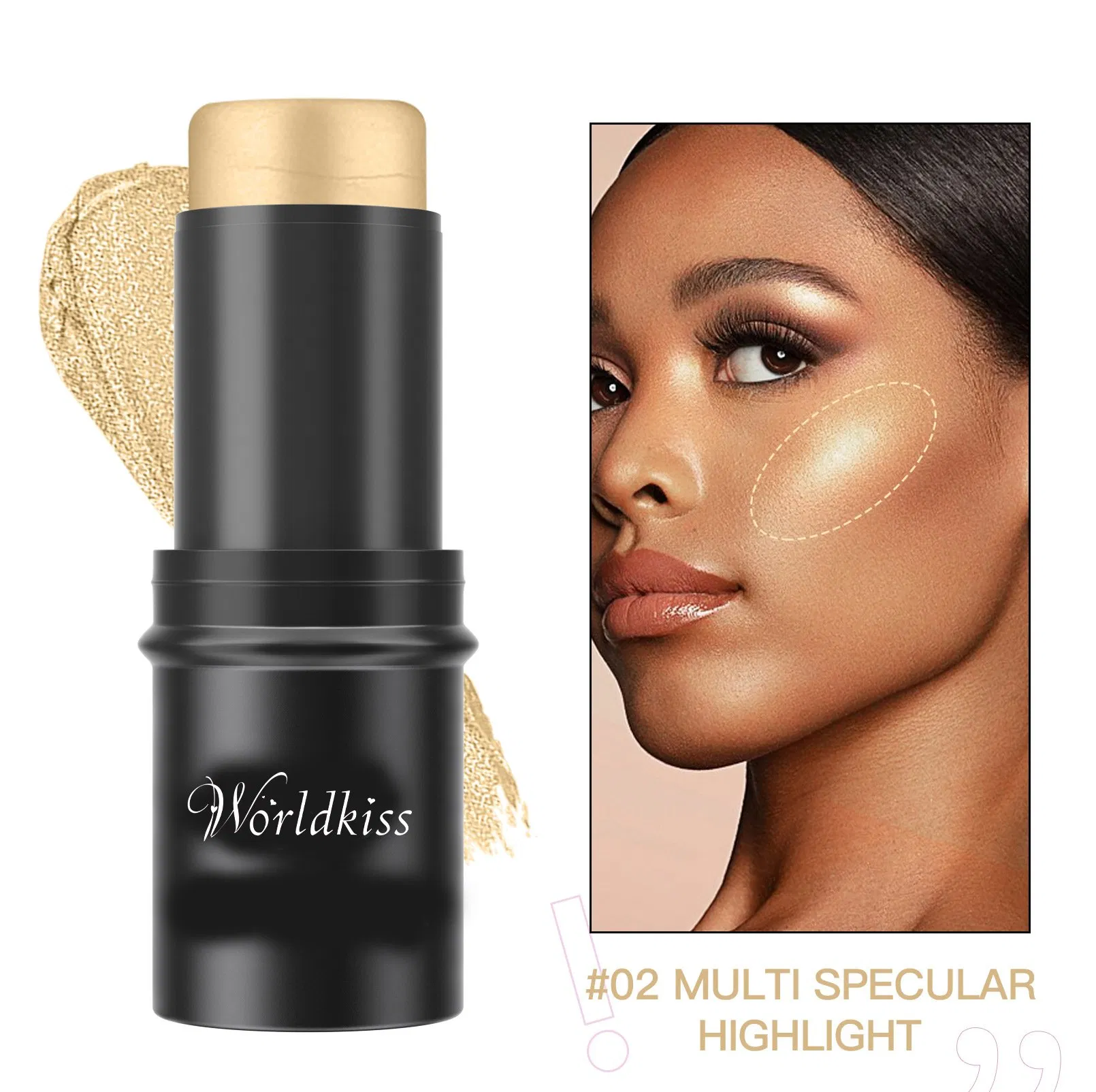 Face-Modifying Concealer Stick, Highlighter Stick, 3D Natural Contouring