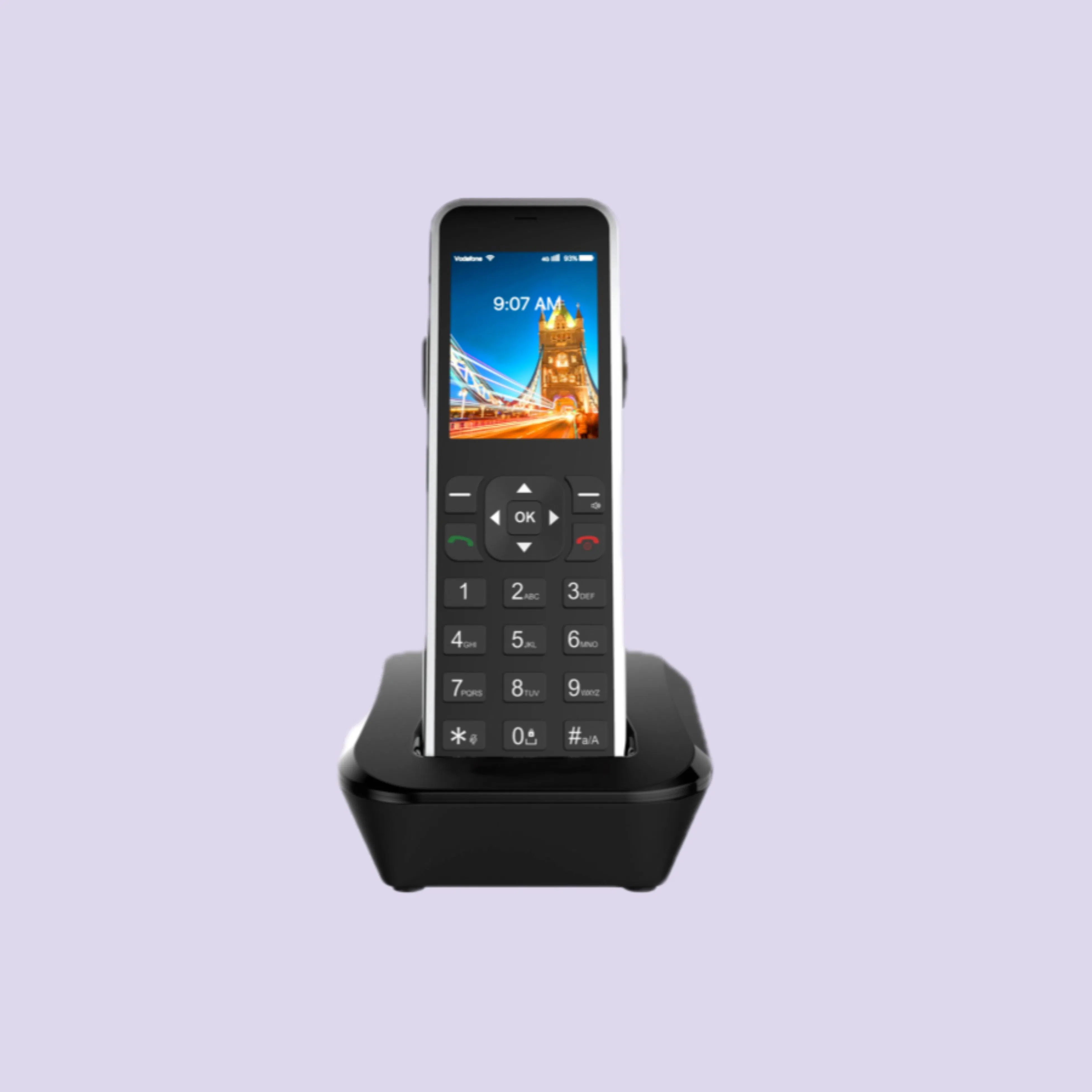 Wireless 4G GSM Senior Phone with SIM Card Included