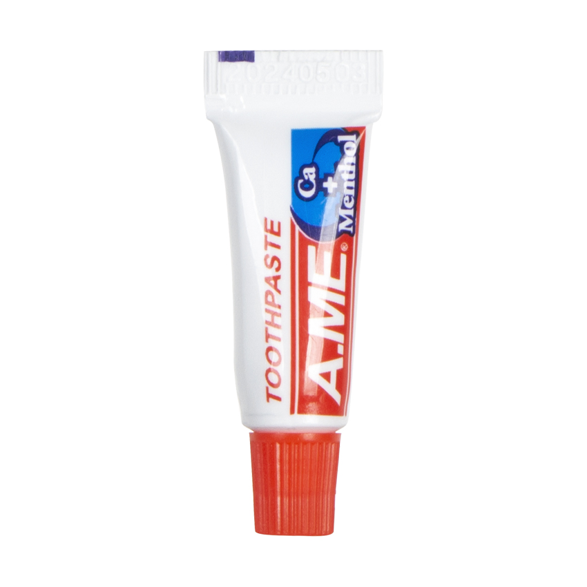 Small Tube Size Toothpaste Travel Pack a. M. E Toothpaste for Hotels and Guests