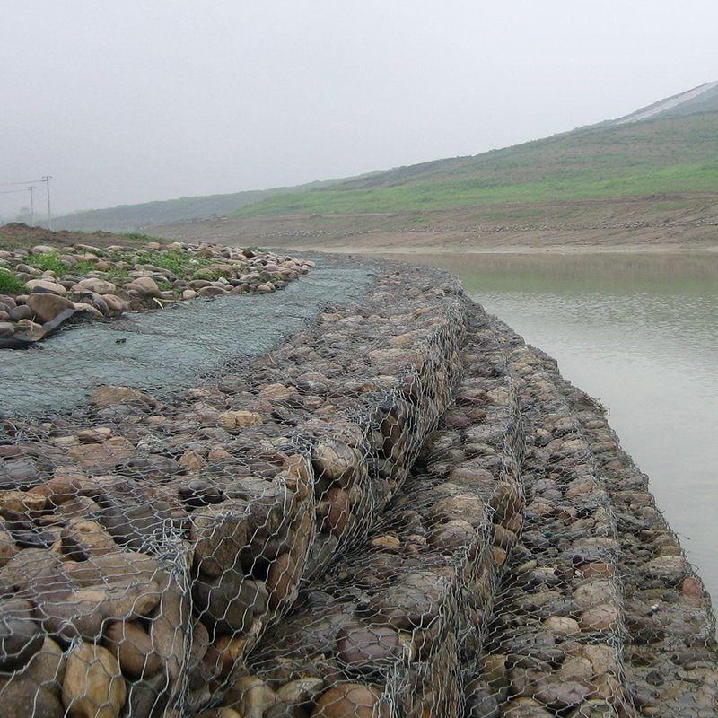 High-Strength Reinforced Gabion Slope Protection Mesh Cage Basket for Retaining Wall