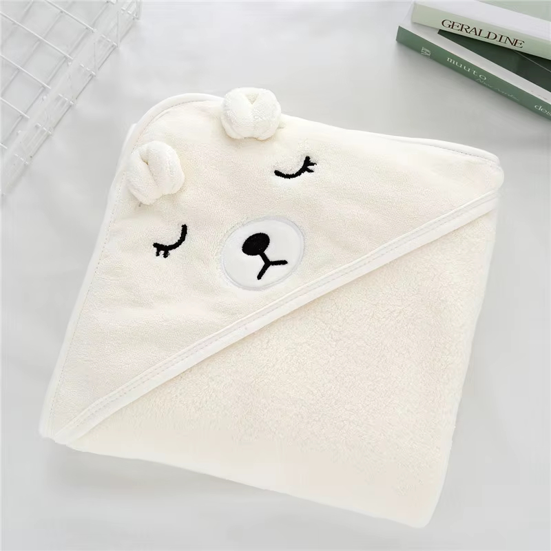 Kids Bath Towel Lovely Hooded Blanket