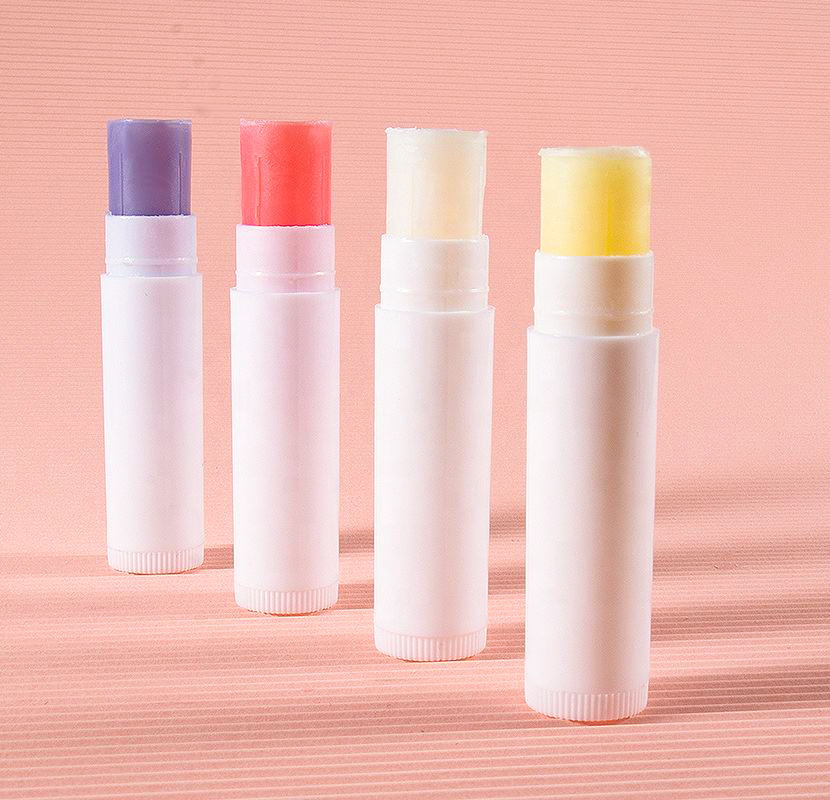 ( Cheap Price Wholesale Fruit Vegan Lip Balm Natural Moisturizing Lipstick White Black Tube Lipblam