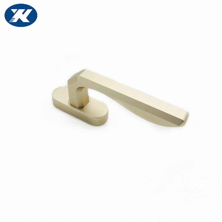 Aluminum Alloy Luxurious Style Golden Plated 360 Degree Plastic or Metal Base Window Handle for Apartment Hotel