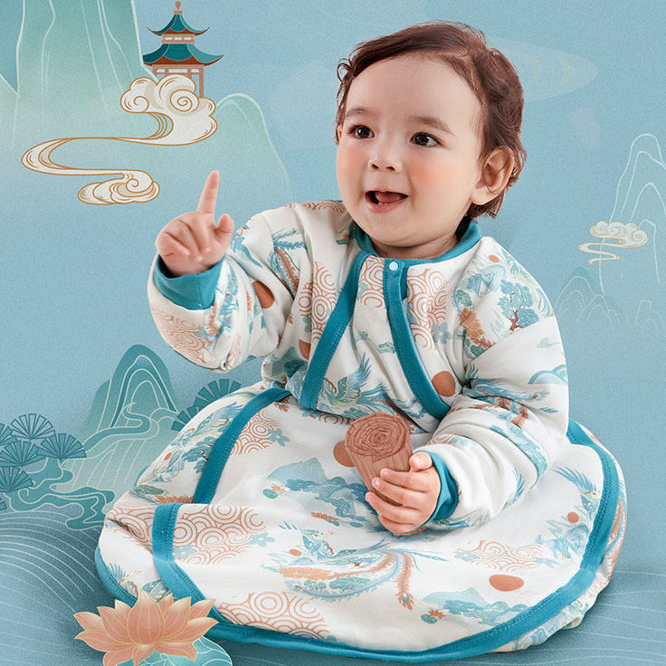 Superior Quality Baby Sleeping Bag Cotton Knit Warm Sleep Sack for Newborns Detachable Sleeves Anti Bacterial Spring Autumn