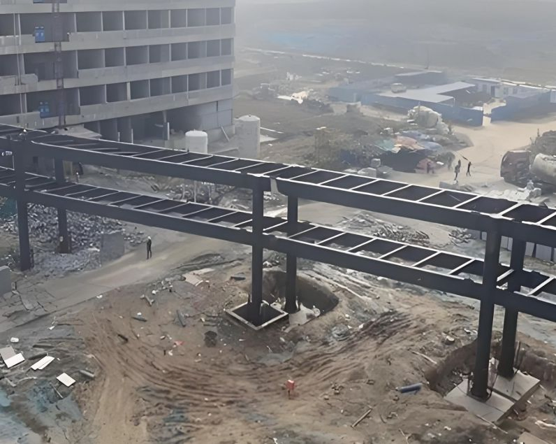 Aerial Metal Structure Corridor/Metallic Tube Truss Buildings/Speed of Construction and Durability