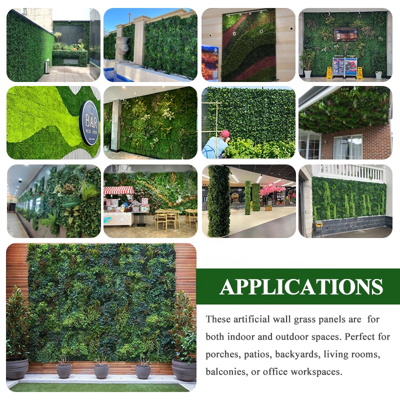 Растения искусственные вертикальные джунглевый стиль