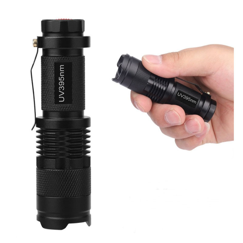 Sk68 365nm Ultraviolet Flashlight for Currency Verification and Fluorescent Detection