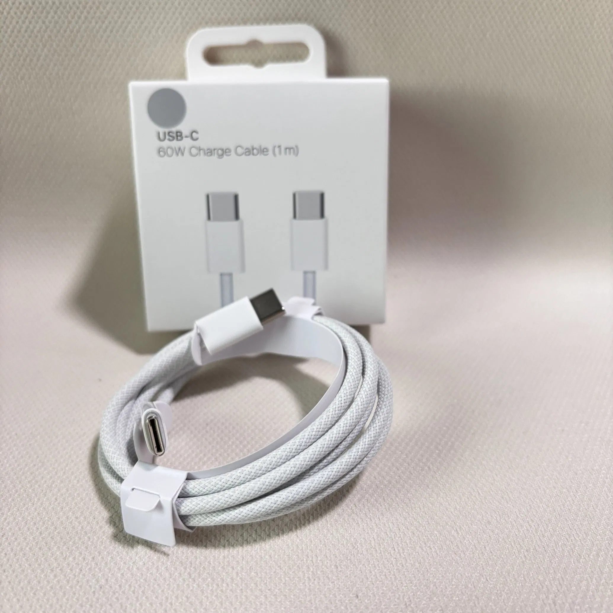 Кабель USB-C — Lightning 60W, 1 метр, быстрая зарядка