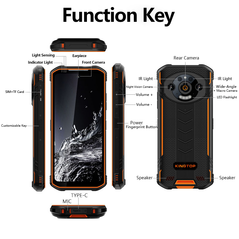 Защищённый смартфон Kingtop KS20 10.1 дюймов, 8/256 ГБ