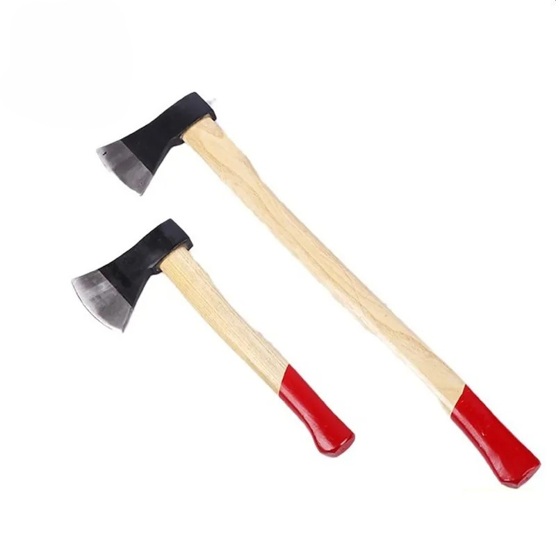 Multi-Purpose Outdoor Camping Tool Wood Handle Carbon Steel Custom Logo Splitting Garden Axe