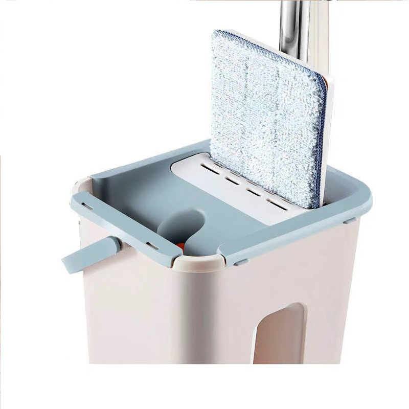 Набор для уборки с плоской шваброй без ручной отжимки