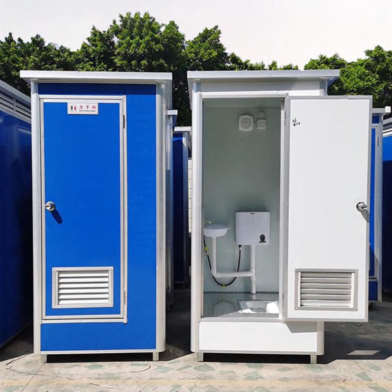 Modern Portable Toilet for Outdoor Use - Affordable Steel Design