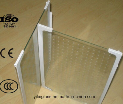 Color Pattern Fritted Tempered Refrigerator Glass with Certificate Ce SGCC