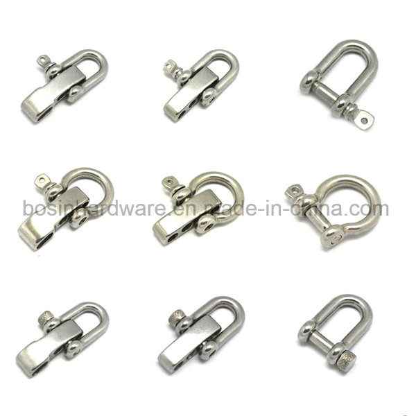 Metal Stainless Steel Adjustable Shackle for Paracord
