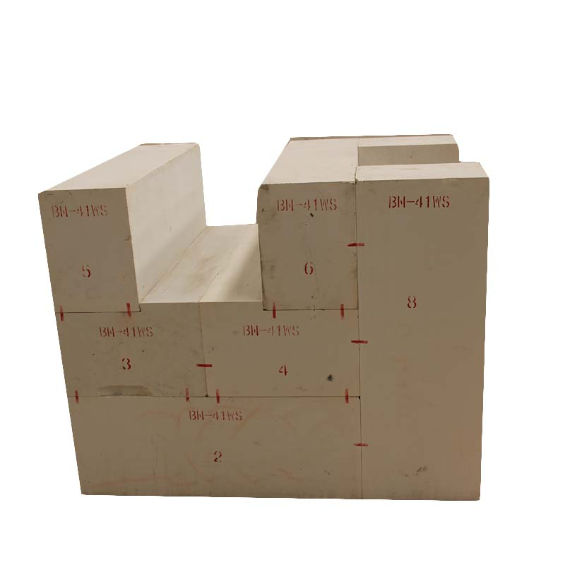 Ws High Strength Zircon Corundum Brick Refractory Azs Brick