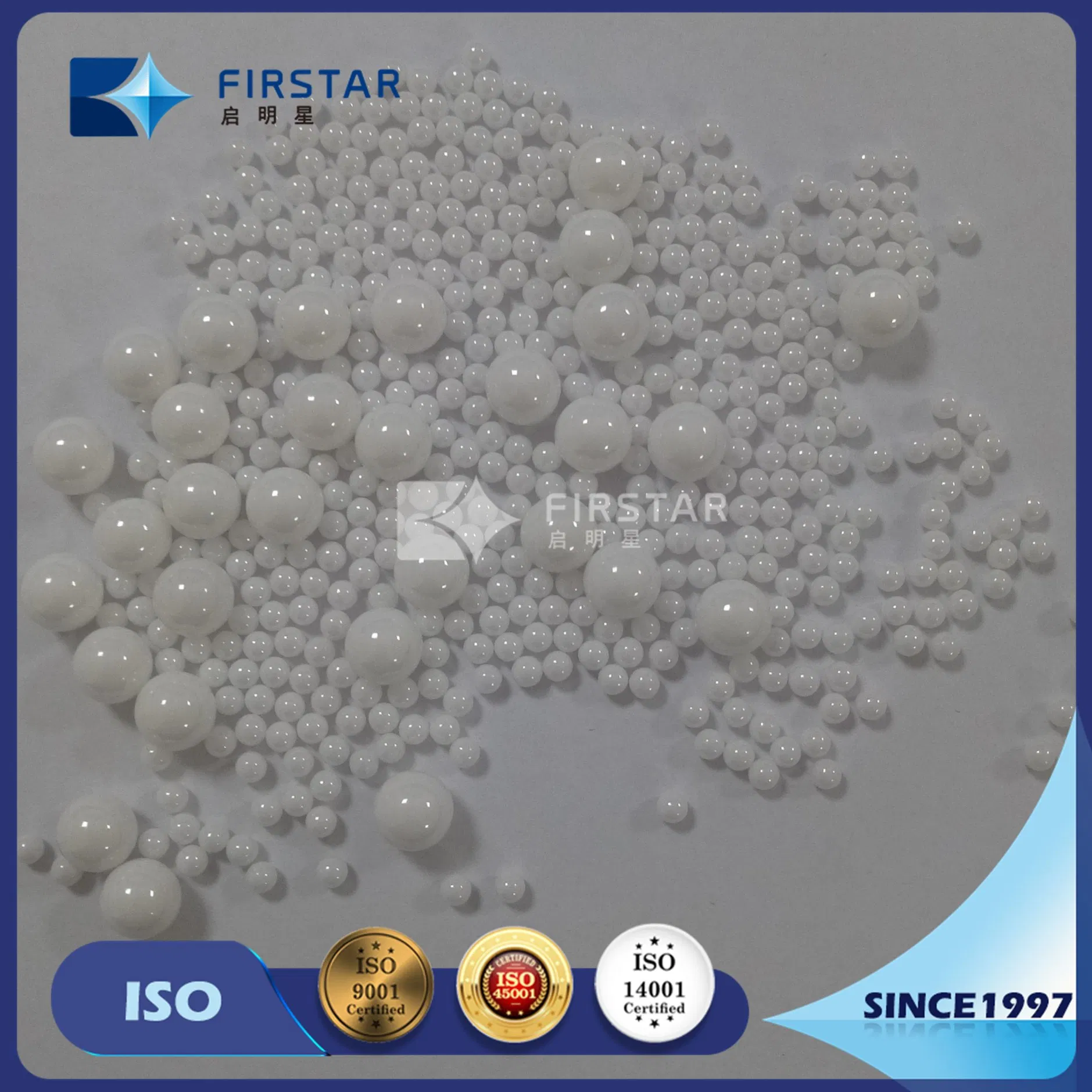 Циркониевые шлифовальные шары 95% ZrO2