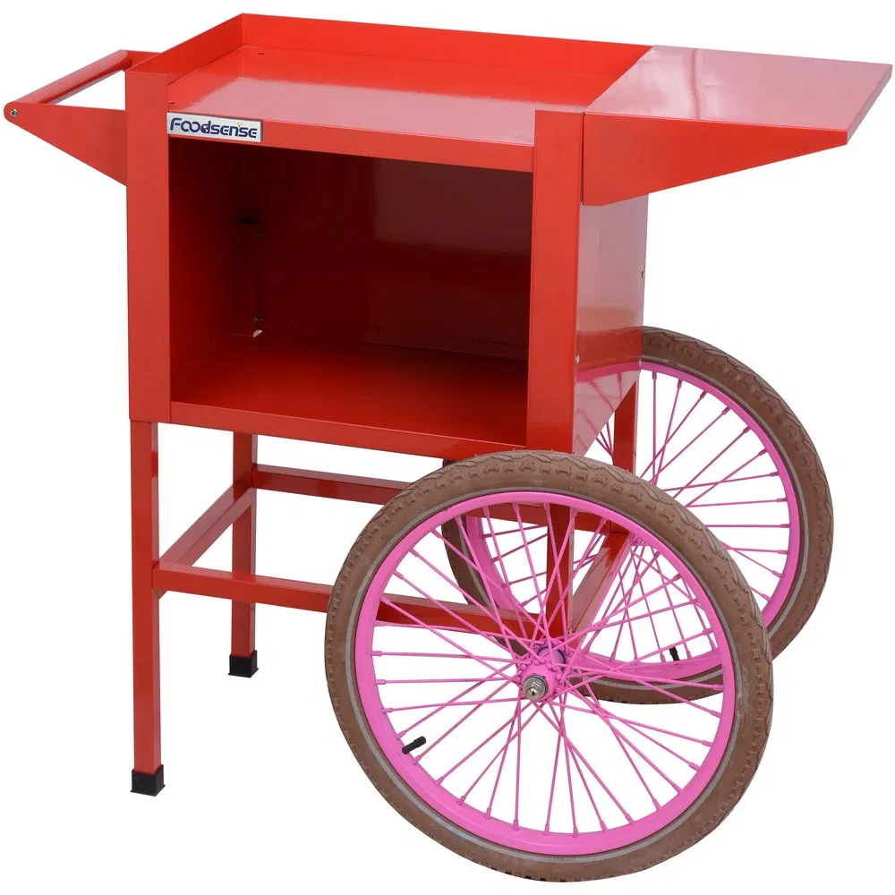 Best Quality Stainless Steel Commercial Popcorn Machine with Cart