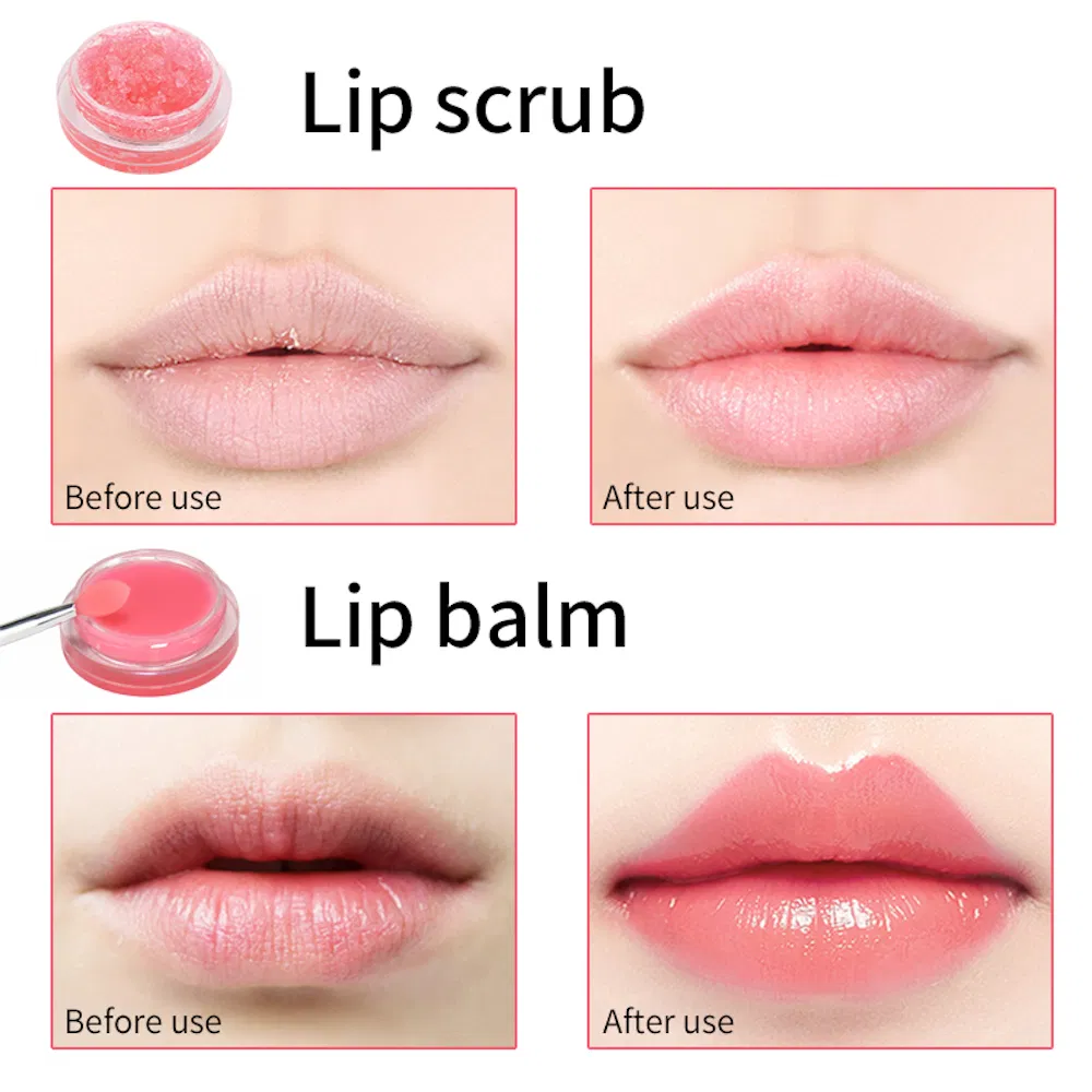 Private Label Organic Lip Balm Exfoliating Sugar Strawberry Lip Scrub