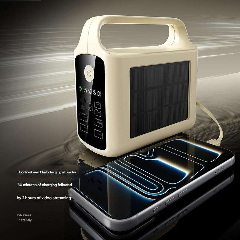 Портативная солнечная электростанция 90000mAh, ультратонкая