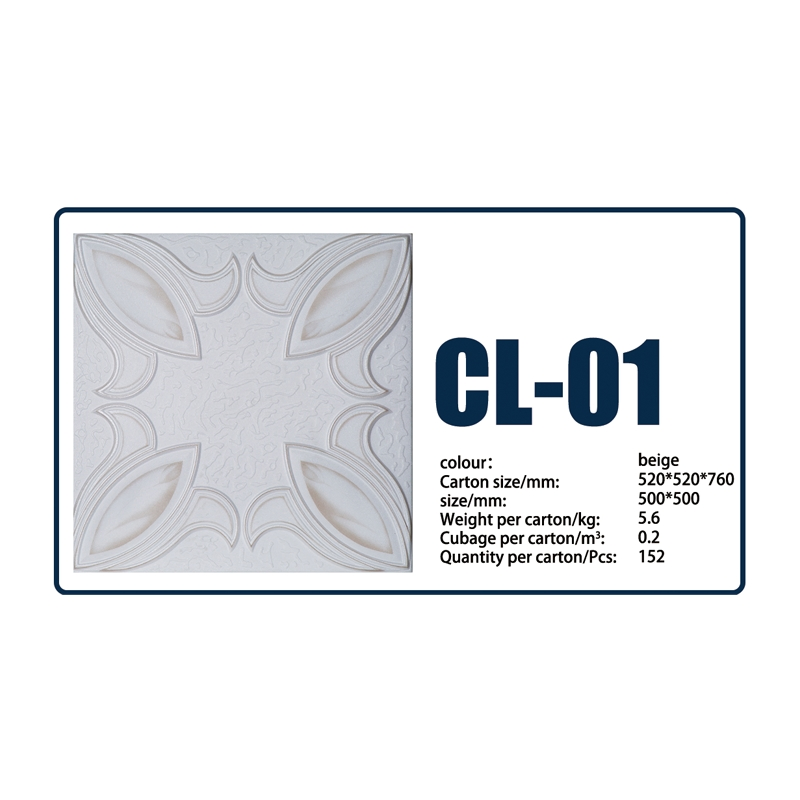 Cheap Super Light Water Proof Expanded Polystyrene Foam Ceiling Tiles Wall Panels