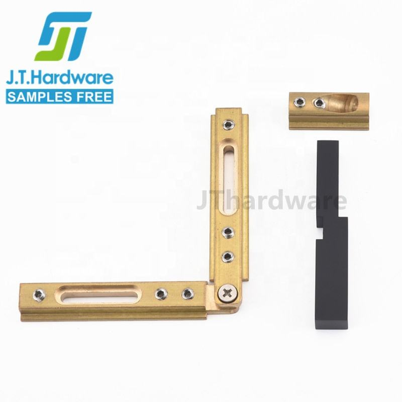 Factory Direct Sale Deluxe Shower Room Fittings Brass Header Kit Accessories Adjustable Header Corner