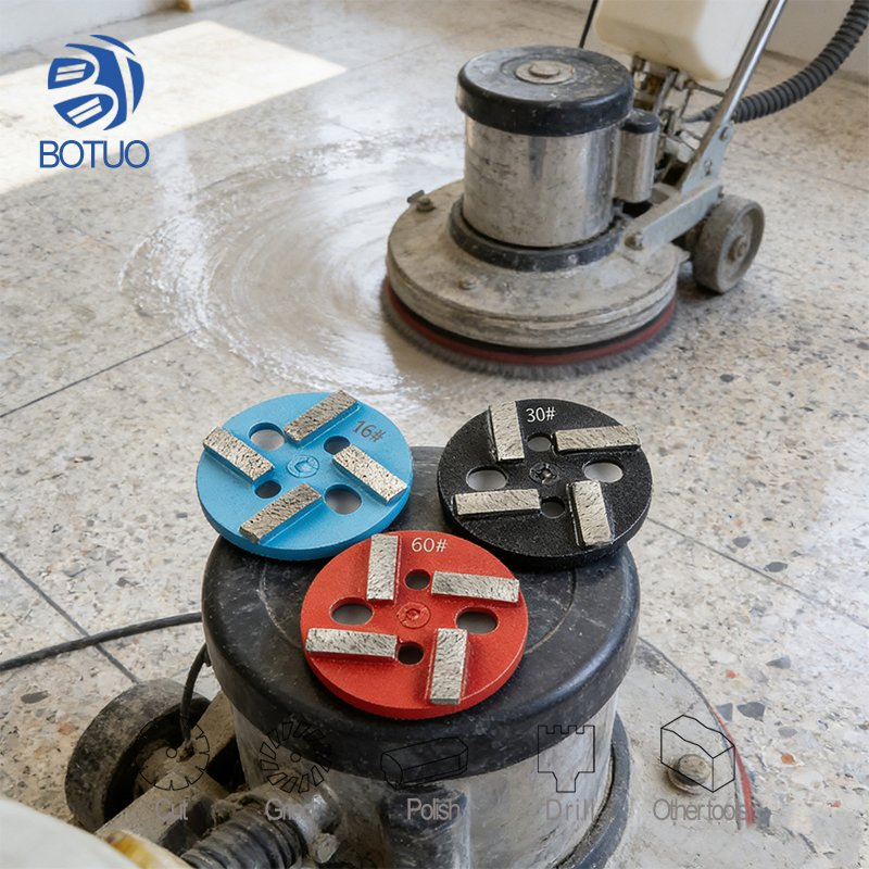 Fujian Bt-034 Customized Grit Concrete Grinding Diamond Abrasive Tools